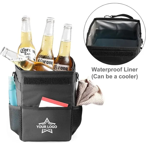 Foldable Car Trash Can with Lid Leak Proof