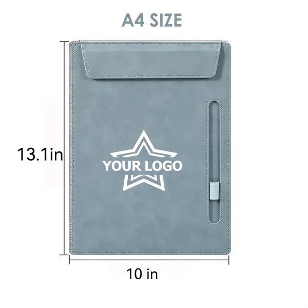 PU Leather Magnetic Clipboard