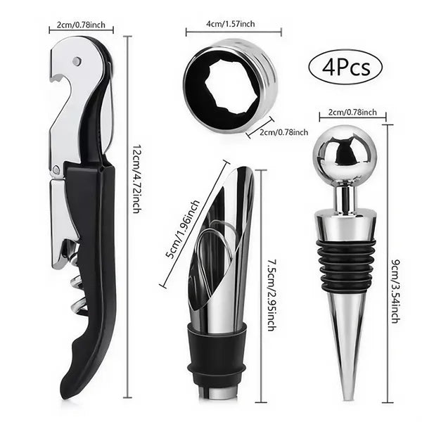 Seahorse Knife Bottle Opener 4 Piece Set