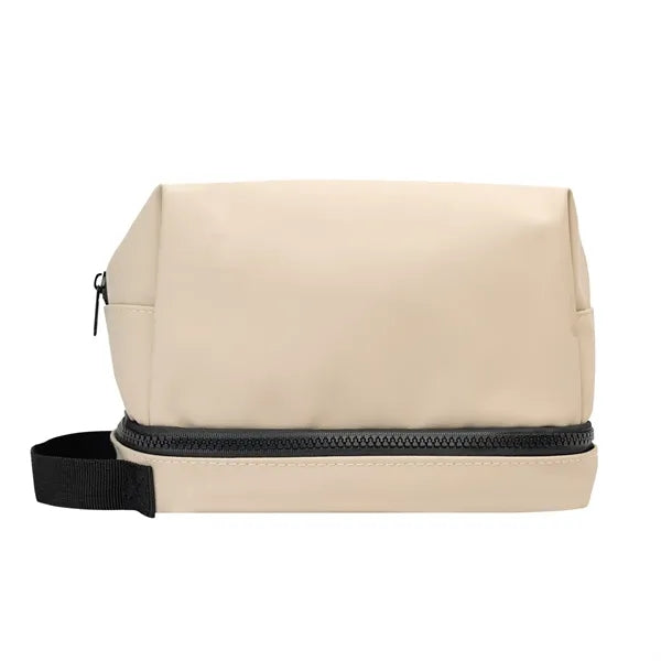 Hudson rPET Leatherette Toiletry Bag