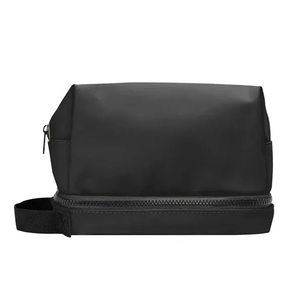 Hudson rPET Leatherette Toiletry Bag