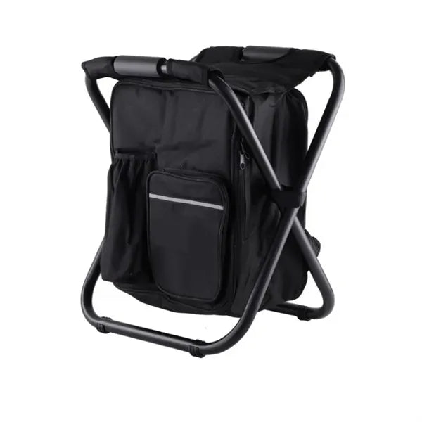 Outdoor Foldable Stool Chair with Cooler Bag 2 in 1