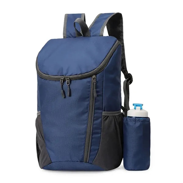 Foldable Lightweight Backpack W/ Side Pouch