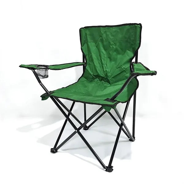 Folding Camping Chair W/ Cup Holder and Armrests