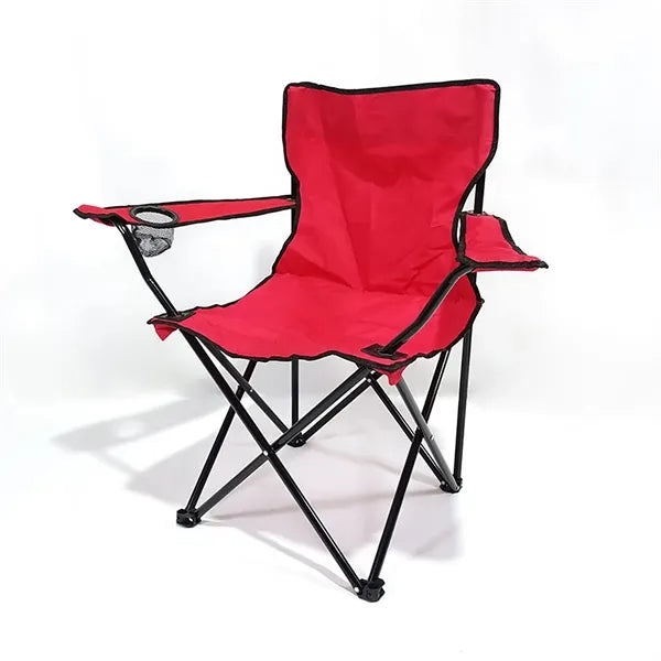 Folding Camping Chair W/ Cup Holder and Armrests