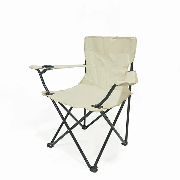 Folding Camping Chair W/ Cup Holder and Armrests