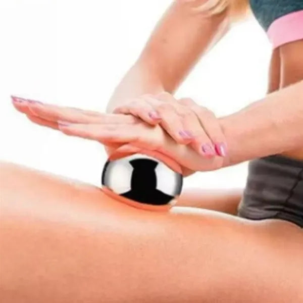Stainless Steel Ice Massage Ball for Muscle Recovery