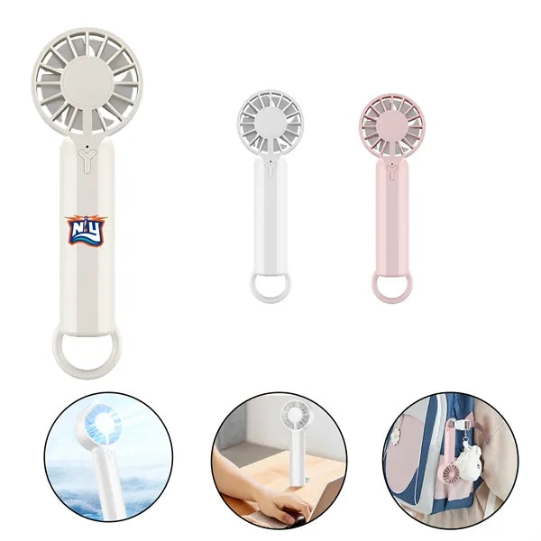 Portable Handheld Fan with Hook