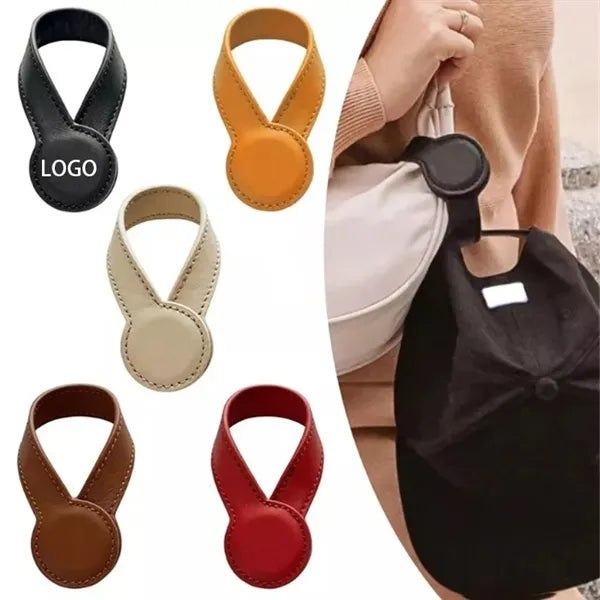 Multi purpose leather magnetic cap clip