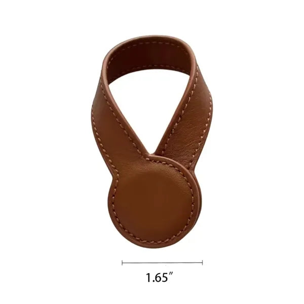 Multi purpose leather magnetic cap clip