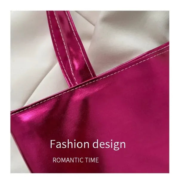 Laser Fashion Candy Color Single Shoulder Tote Bag