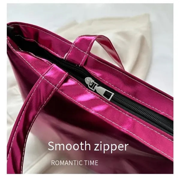 Laser Fashion Candy Color Single Shoulder Tote Bag