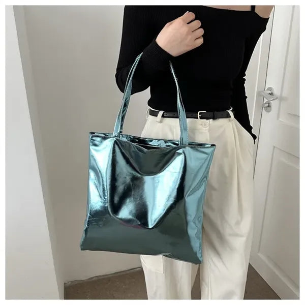 Laser Fashion Candy Color Single Shoulder Tote Bag
