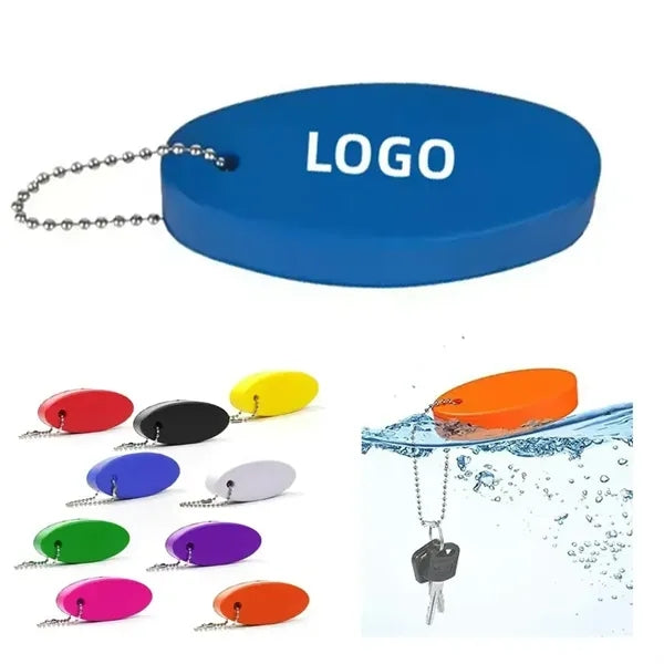 Round Plush Keyring Floater Keychain