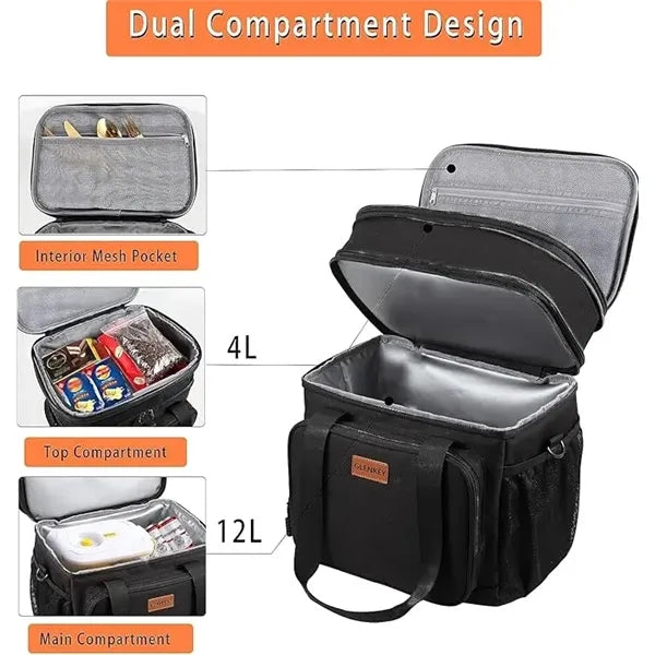 22L Expandable Insulated Large Lunch Box