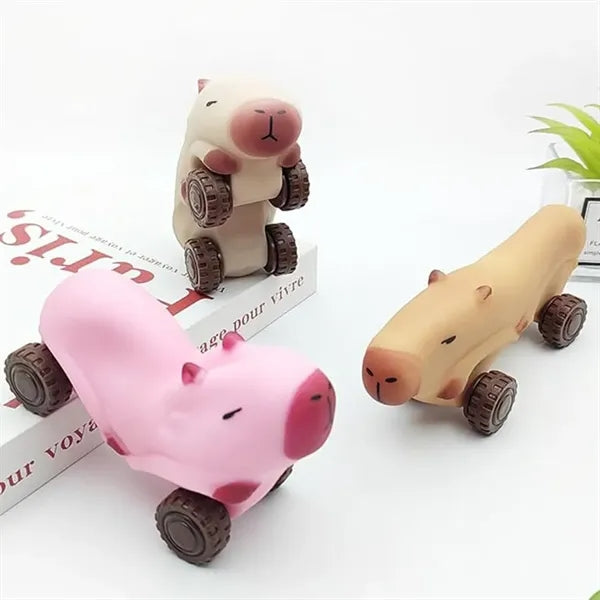Capybara Squishy Cars Squeeze Toys