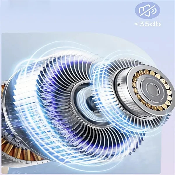 Mini Handheld Foldable Fan Power Bank 3 Speed Soft Blade Rec