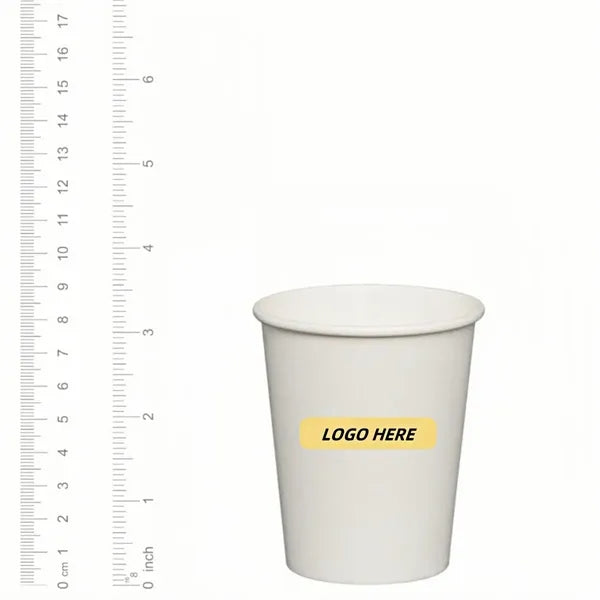 8oz Eco Friendly Disposable White Hot Coffee Cups