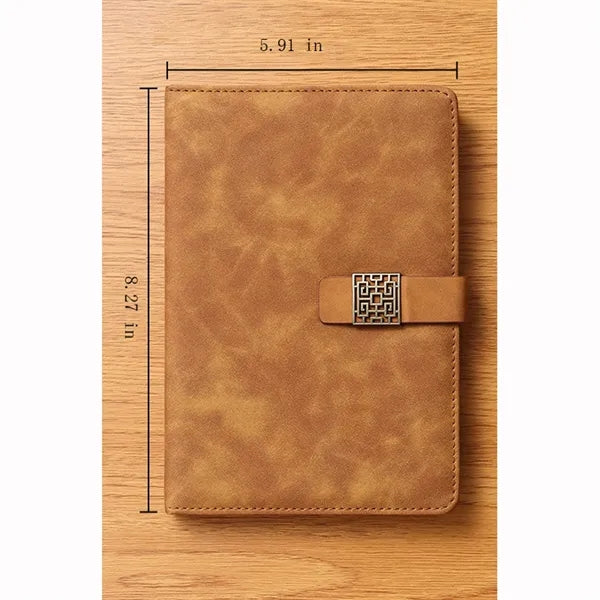 A5 Vintage Clasp Notebook for Business & Study