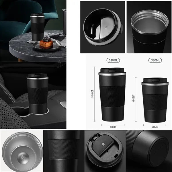 Stainless Steel Travel Coffee Mug Non-slip Thermal Cup