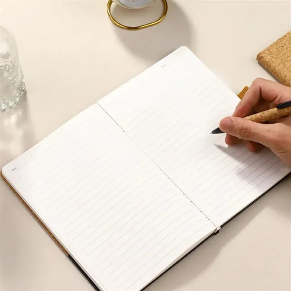 Eco-Friendly Cork Notebook Gift Set with Pen