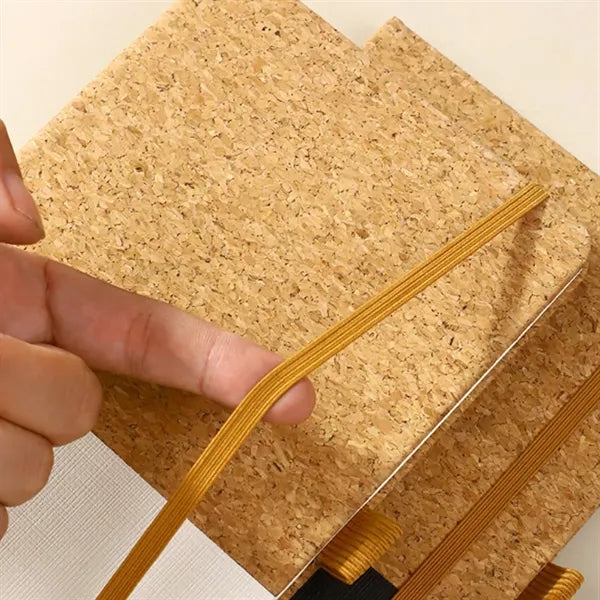 Eco-Friendly Cork Notebook Gift Set with Pen