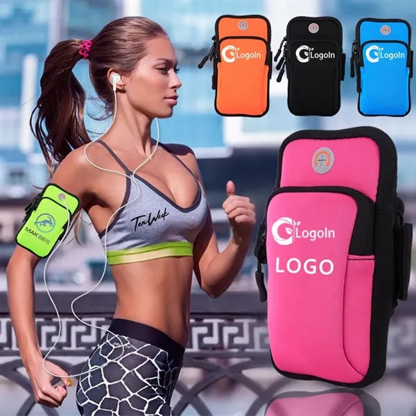 Phone Holder Arm Band for Running Adjustable Secure Belt