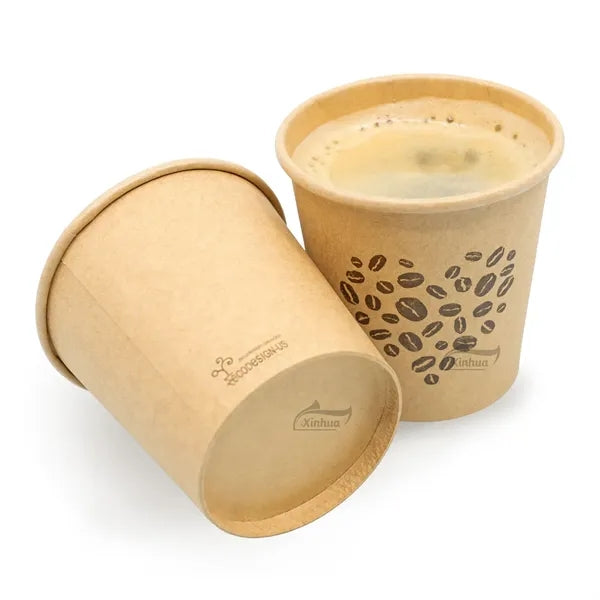 8oz Custom Degradable Disposable Coffee Cups