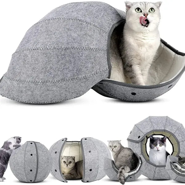 Pet Cat Foldable Kennel Portable Breathable Multi Function