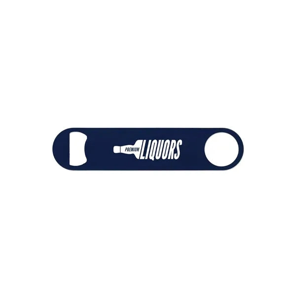 Paddle Style Powder Coated Steel Bottle Opener
