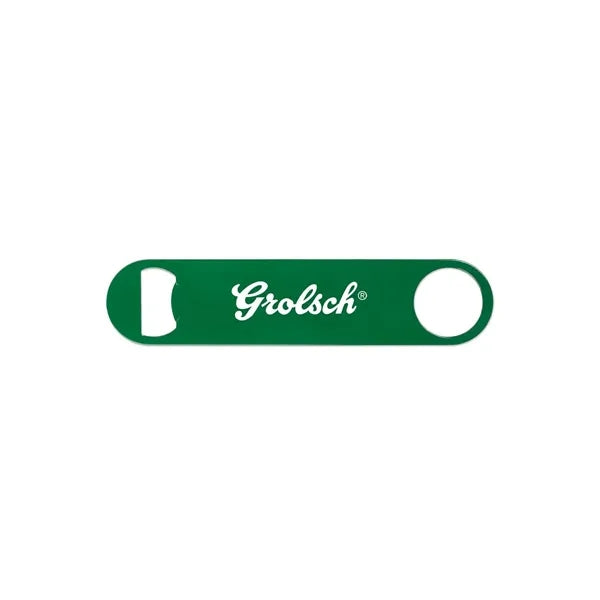Paddle Style Powder Coated Steel Bottle Opener