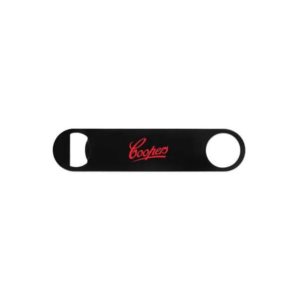 Paddle Style Powder Coated Steel Bottle Opener