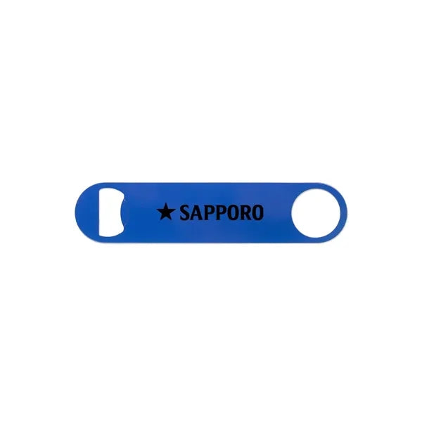 Paddle Style Powder Coated Steel Bottle Opener