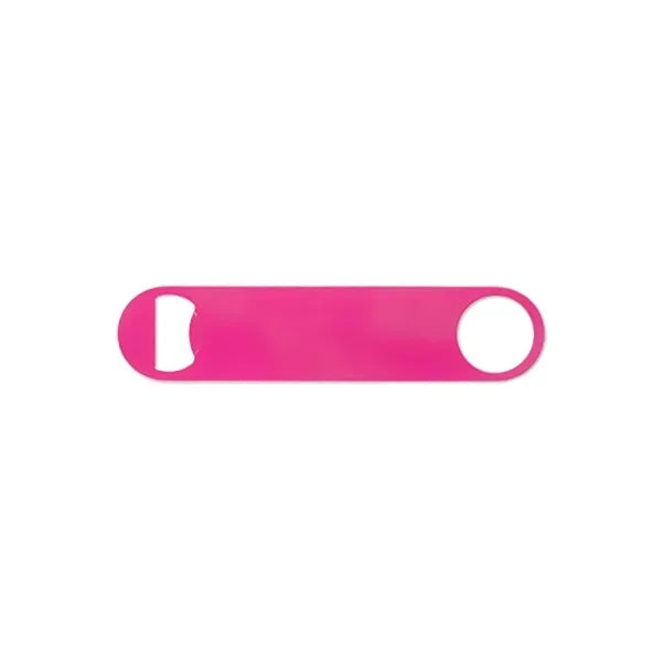 Paddle Style Powder Coated Steel Bottle Opener