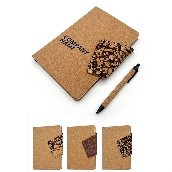 A5 Cork & Coffee Grounds Notebook