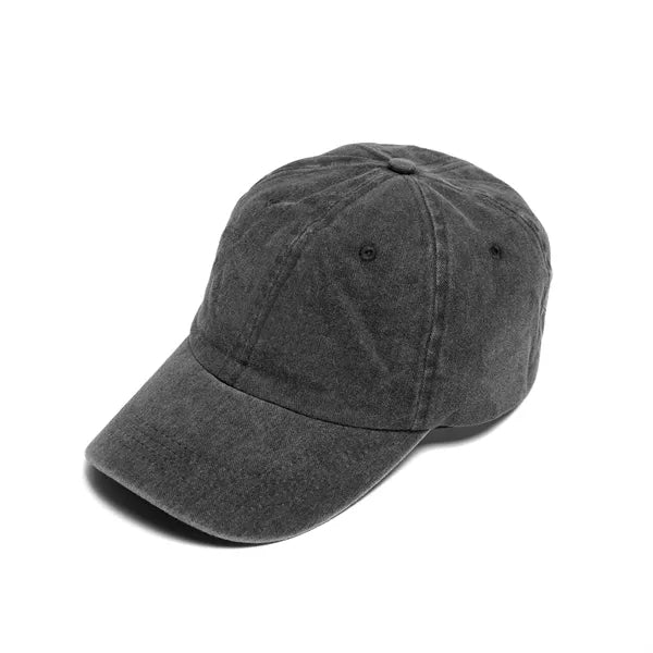 Buckle Strap Denim Cotton Baseball Cap