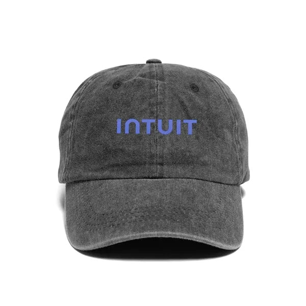 Buckle Strap Denim Cotton Baseball Cap