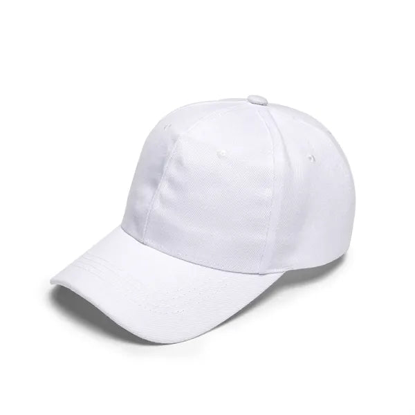 Promo Poly-Cotton 6 Panel Velcro Strap Baseball Cap