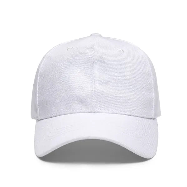 Promo Poly-Cotton 6 Panel Velcro Strap Baseball Cap