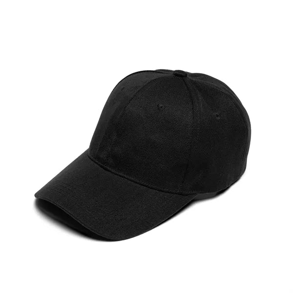 Promo Poly-Cotton 6 Panel Velcro Strap Baseball Cap