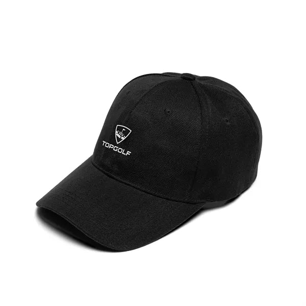 Promo Poly-Cotton 6 Panel Velcro Strap Baseball Cap
