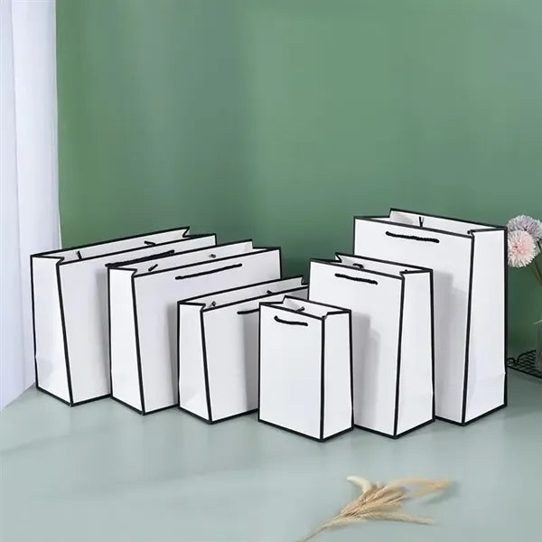 White Gift Bags With Handles