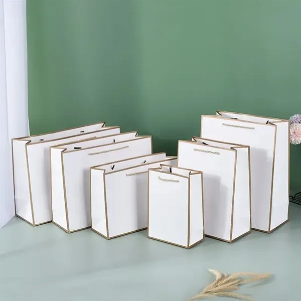 White Gift Bags With Handles