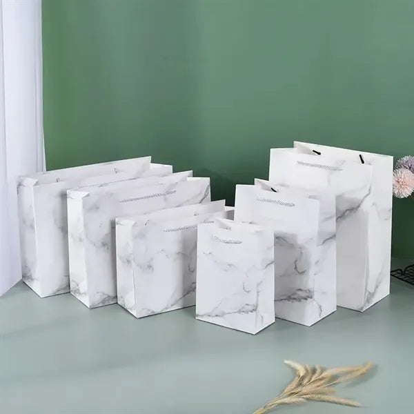 White Gift Bags With Handles