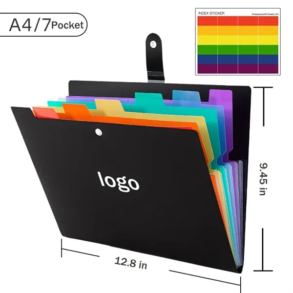 Portable Expanding File Folder Organizer for Documents