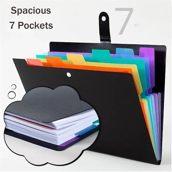 Portable Expanding File Folder Organizer for Documents