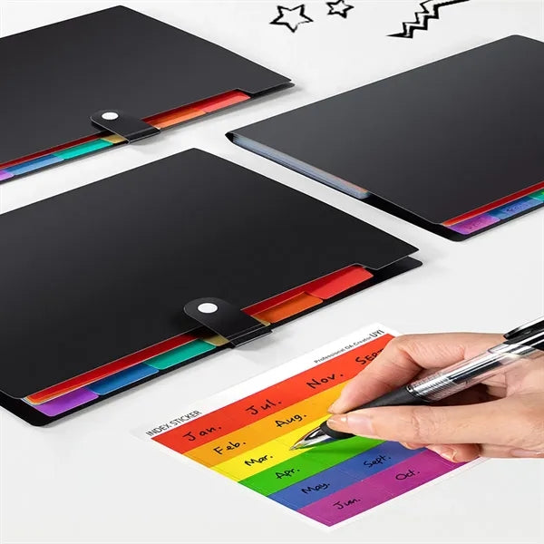 Portable Expanding File Folder Organizer for Documents