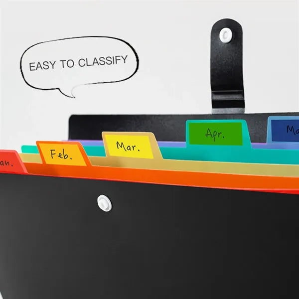 Portable Expanding File Folder Organizer for Documents