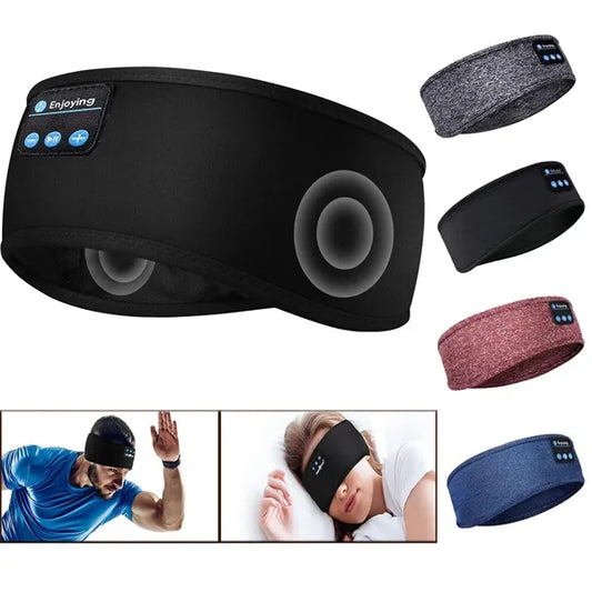 BT 5.4 Wireless Earphones Headband with HD Stereo Speaker