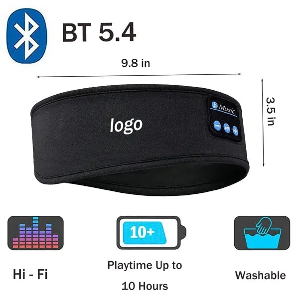 BT 5.4 Wireless Earphones Headband with HD Stereo Speaker